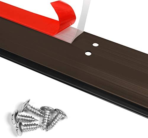 USUKUE Metal Door Draft Stopper 36 Inch Mice Guard Bottom Seal Strip