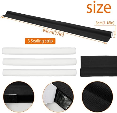 Under Door Draft Stopper 37 Inch Reusable Door Seal