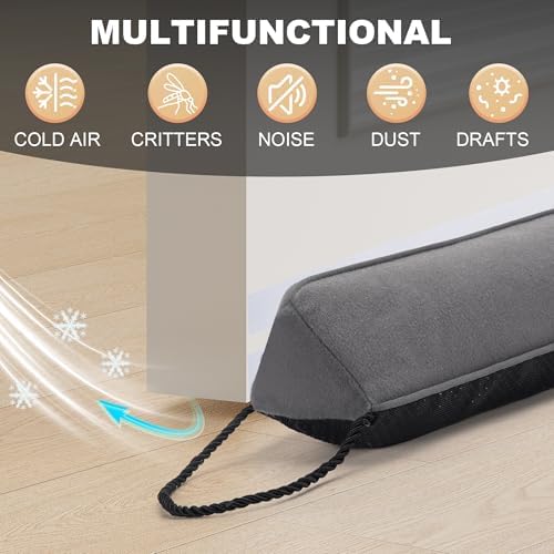 UUYUUY Triangular Draft Stopper 32 Inch Weighted Door Sealer for Window Sill