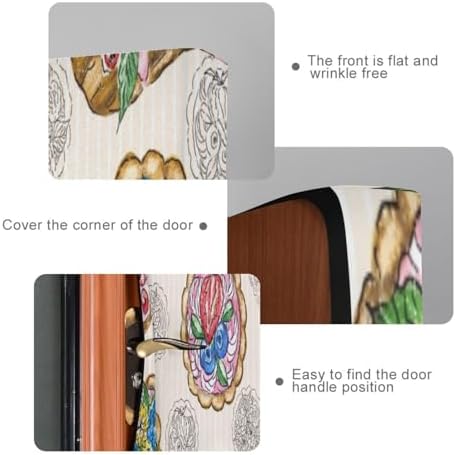 Susiyo Halloween Door Cover with Fruits 32x79 in