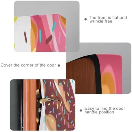 Susiyo Cute Donut Halloween Door Cover 32x79 in