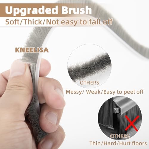 39 Inch Rubber Door Sweep Bottom Black