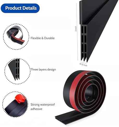 Versatile Door Draft Stopper For Bottom Of Door