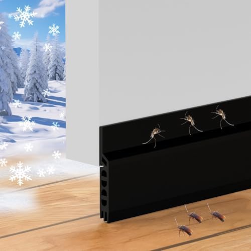 Door Draft Stopper with Adjustable Fit and Heavy Duty Seal