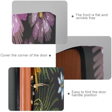 Susiyo Christmas Door Cover Decor 32x79 in