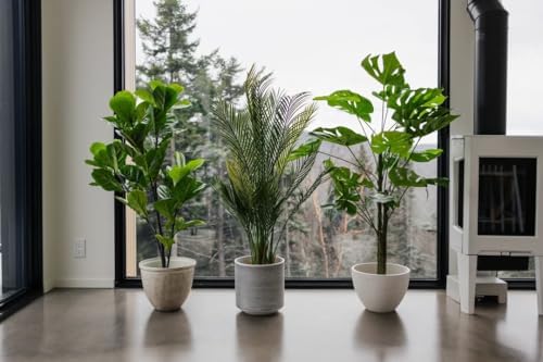 Naturae Decor Fiddle Leaf Tree Artificial Plant 47 in High