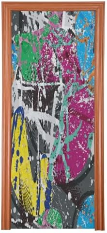 Susiyo Halloween Door Cover Stretch Fabric Decor