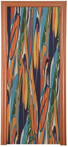 Susiyo Retro Toucan Halloween Door Cover 32x79 in