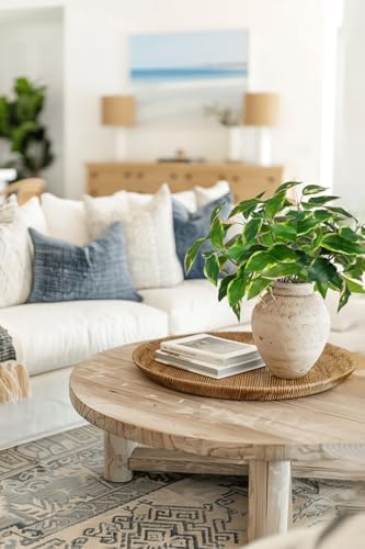 Oairse 2 Bundle Artificial Pothos Stems Greenery Decor