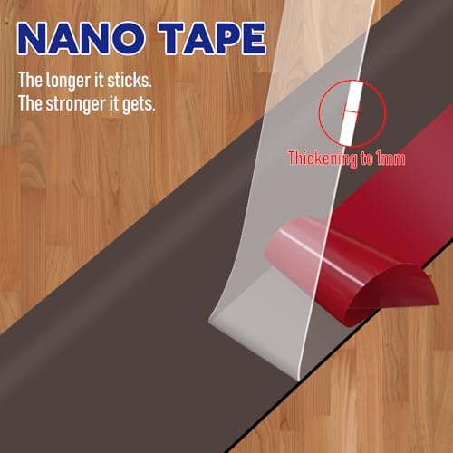 Premium Door Draft Stopper 2x78 Inch Brown