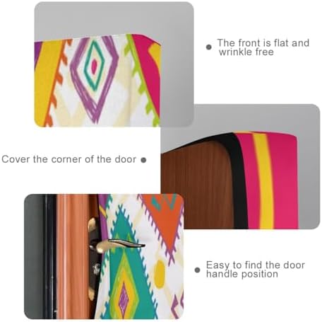 Susiyo Hand Drawn Ethnic Halloween Door Cover 32x79in
