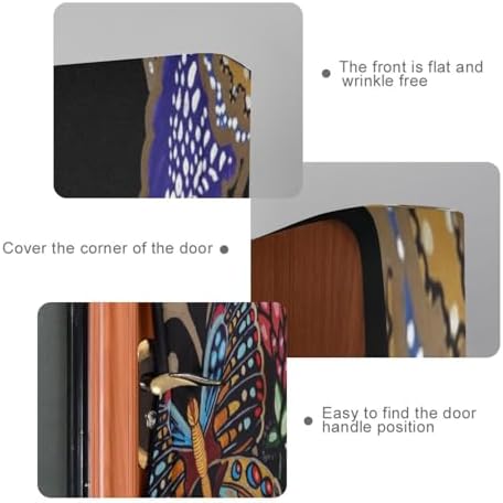 Susiyo Fantasy Flowers Butterflies Halloween Door Cover