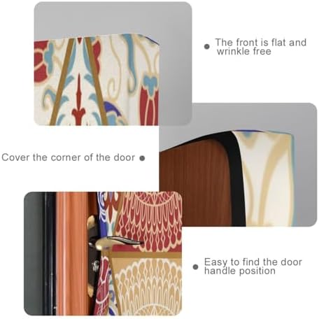 Susiyo Colorful Patchwork Halloween Door Cover