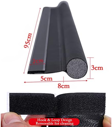 Adjustable Under Door Draft Stopper 37 Inch Seal Strip