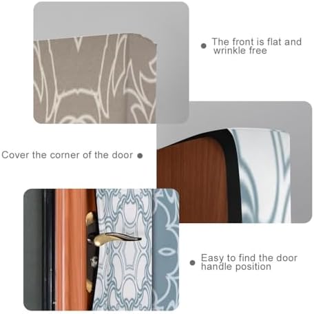 Susiyo Floral Lace Geometric Halloween Door Cover