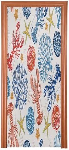 Susiyo Halloween Door Decoration Stretch Fabric Cover