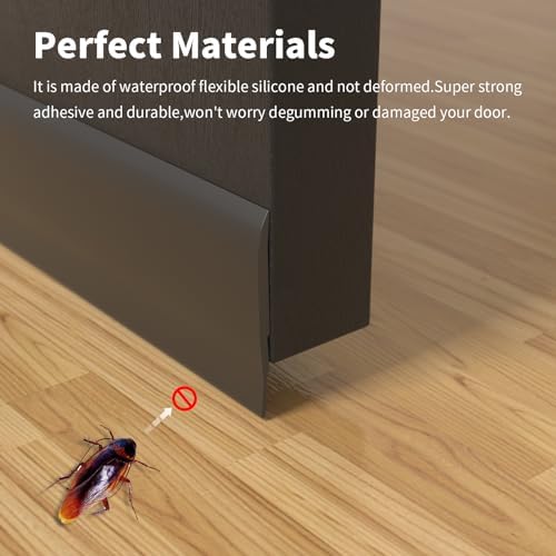 Weather Stripping Door Seal 236 Cuttable Black Draft Stopper