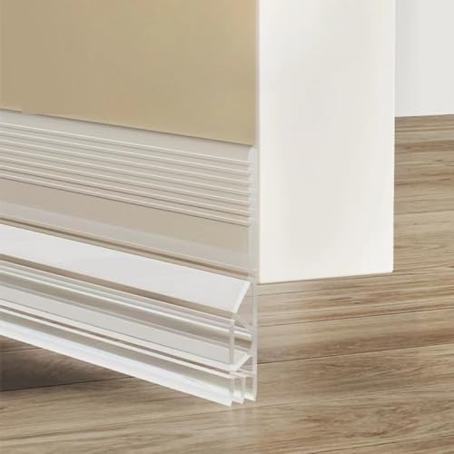 39 Inch Under Door Draft Stoppers Adjustable Door Sweep for Soundproof and Dustproof