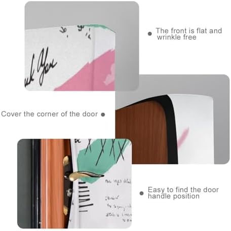 Susiyo Colorful Halloween Door Cover 32x79 in