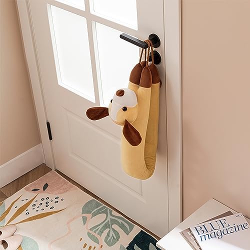 Sunolga 38 Inches Door Draft Stopper 24 LB Yellow Dog Shape