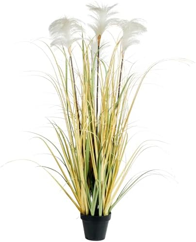MyGift 40 Inch Artificial Pampas Grass Plant