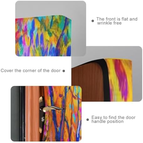 Susiyo Autumn Forest Trees Halloween Door Cover