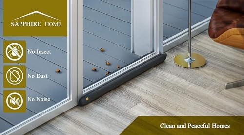 Sapphire Home Door Draft Stopper Waterproof Grey