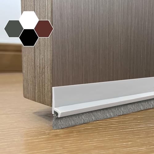 Self-Adhesive Door Sweep with Brush 3937 L White