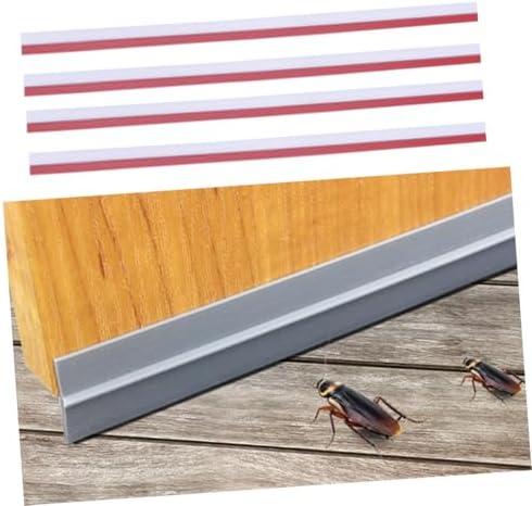 4pcs Soundproof Door Bottom Stickers Draft Stopper for Under Door Sealing