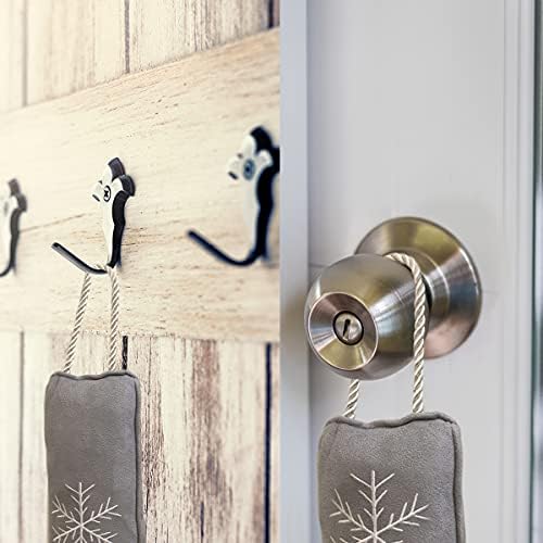 Simply Genius Cold Weather Door Snake Draft Stopper - Gray 36 Inch