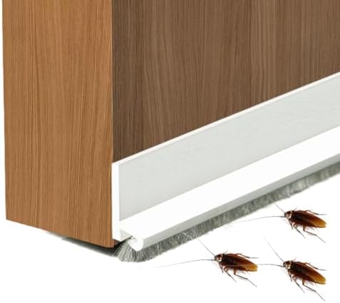 Topupth Under Door Draft Stopper with Brush - 39 L x 2 W