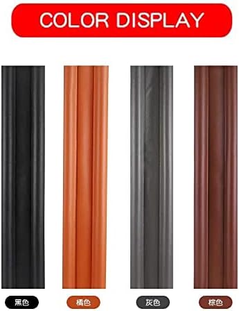 Selfdee Door Draft Stopper 37 Inch Black