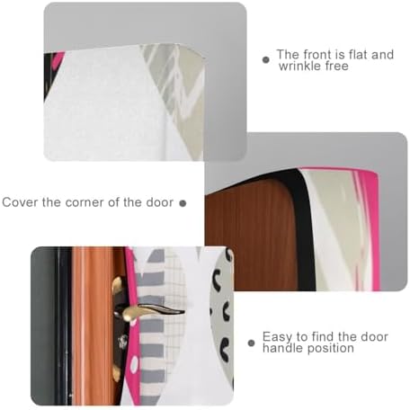 Susiyo Multicolored Hearts Halloween Door Cover