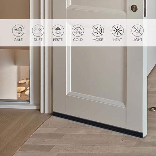 Funnytek 39 Inch Self Adhesive Door Sweep Brush