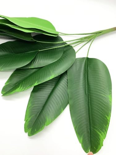 Fake Bird of Paradise Plant 30 Inch 2 Pack Artificial Tropical Plants