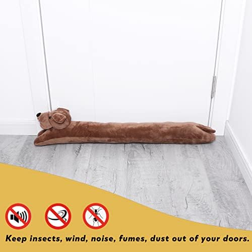 SANFERGE Dog Door Draft Stopper Heavy Duty 34 Inch