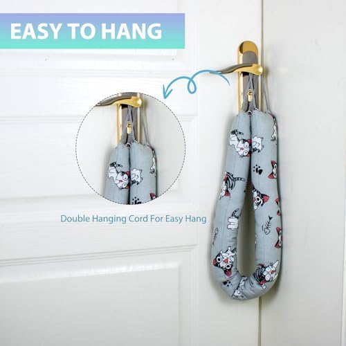 Sanferge Weighted Door Draft Stopper 2 Pack