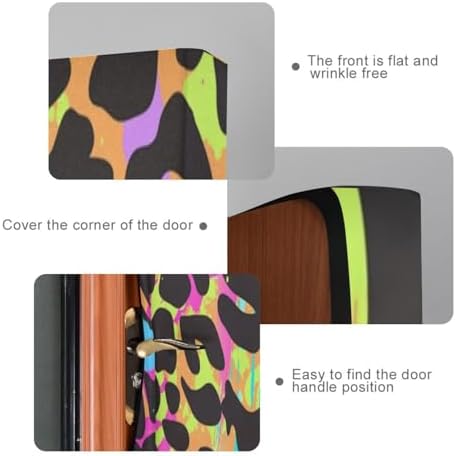 Susiyo Neon Animal Halloween Door Cover 32x79 in