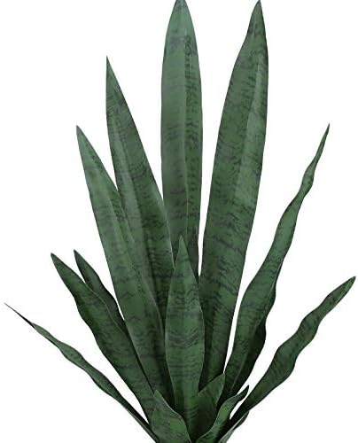 Summer Flower 23in Faux Snake Plant Leaves Set