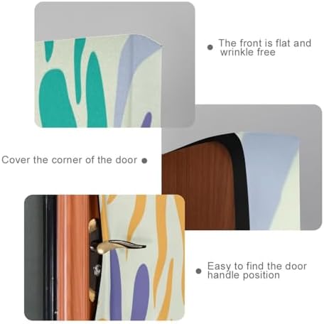 Susiyo Tropical Abstract Pattern Halloween Door Cover