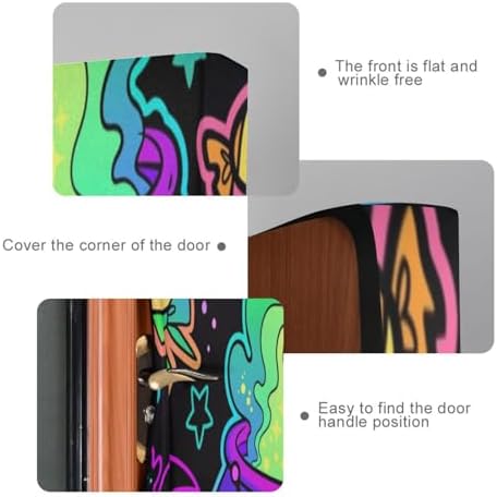 Susiyo Cute Cats Halloween Door Cover 32x79 In