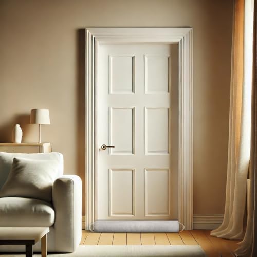 36 Inch Linen Draft Stopper Energy Saving Noise Reduction
