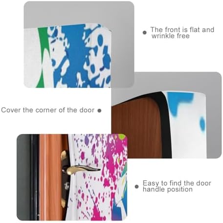 Susiyo Colorful Football Halloween Door Cover