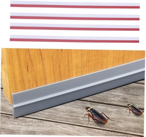 4pcs Door Draft Stopper Insulation Strip Noise Reduction