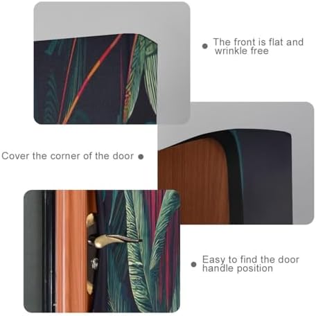 Susiyo Lush Vegetation Halloween Door Cover 32x79 In