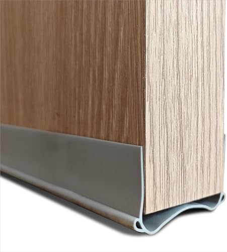 Draft Stopper for Bottom of Doors - Gray 37795 Inches