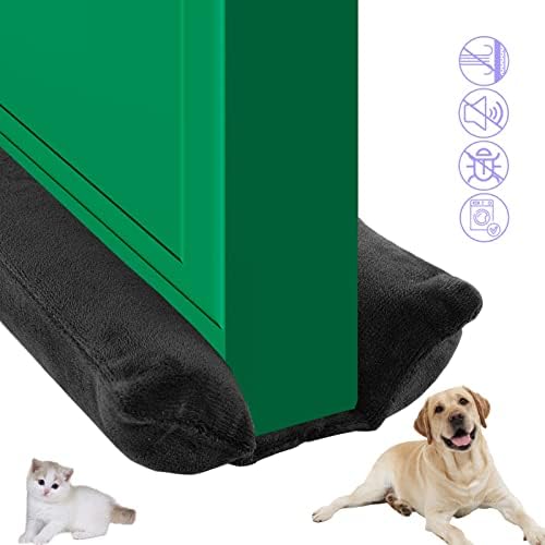 LAUTO Door Draft Stopper Pure Cotton Adjustable