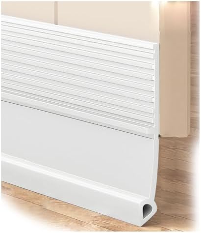 CozyCove Door Draft Stopper 39inch White