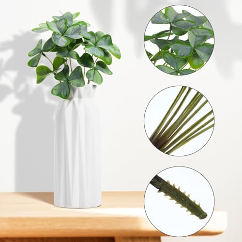 PRETYZOOM 145 Inch Artificial Shamrock Plant Decoration
