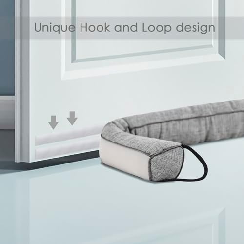 Singingglory Under Door Draft Stopper 32 Inches Gray